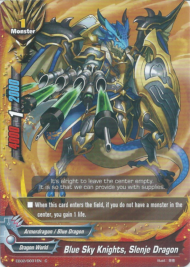 Blue Sky Knights, Slenje Dragon Wiki Future Card Buddyfight FANDOM