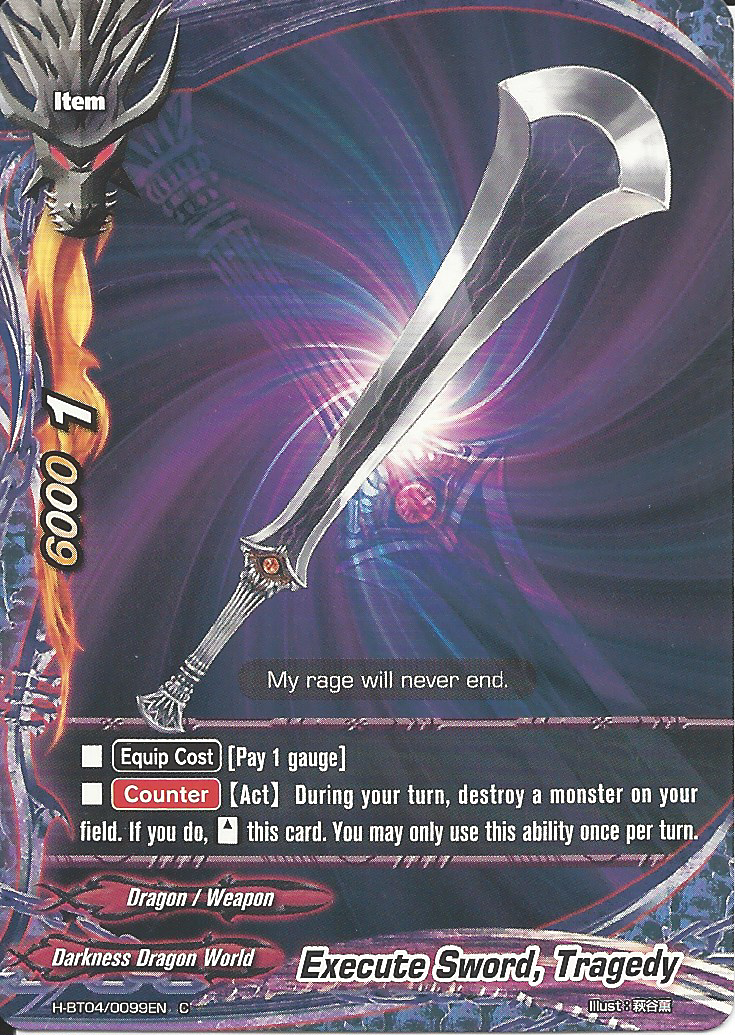 Execute sword tragedy future card buddyfight wiki fandom powered