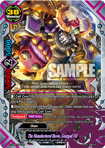 The Manufactured Havoc, Geargod VII | Future Card