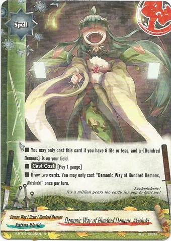 Download Demonic Way Of Hundred Demons Akishoki Future Card Buddyfight Desktop Wallpaper Get Wallpaper Demonic Way Of Hundred Demons Akishoki Future Card Buddyfight For Android