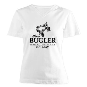 Bugler womens vneck tshirt