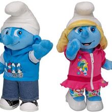 smurf teddy bear