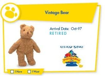 Retired Animals Build A Bear Workshop Wiki Fandom