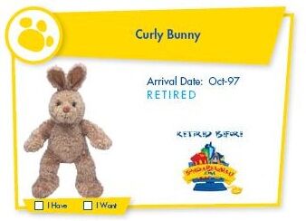 build a bear curly teddy