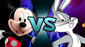 mickey mouse vs bugs bunny