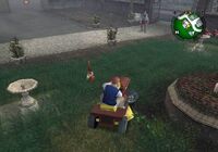 Lawnmowing yard