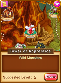 Location-tower of apprentice