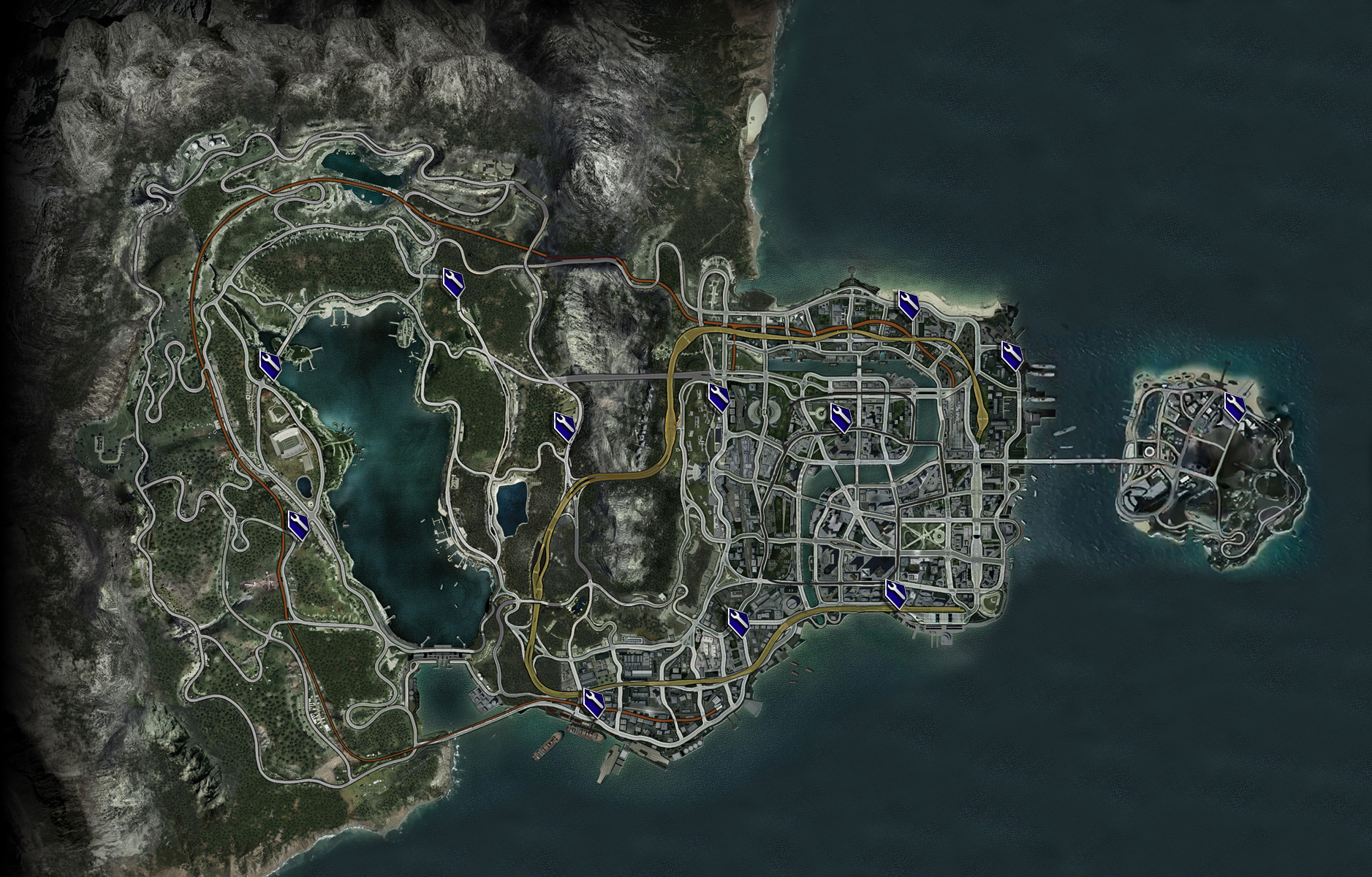 Burnout Paradise Big Surf Island Smash Gates Locations Burnout Paradise Big Surf Island Smash Gates Locations