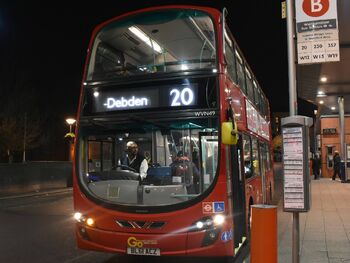 number 20 bus times manchester