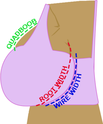 underwire poking arm
