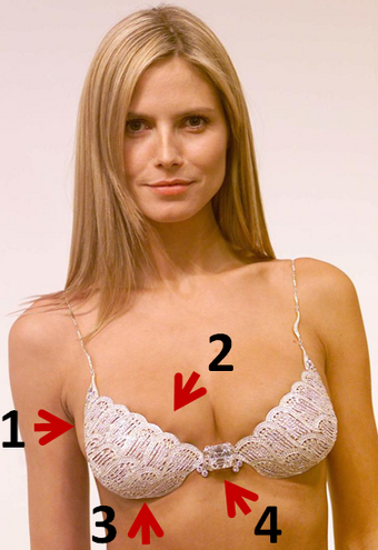 bra underwire rubbing under arm
