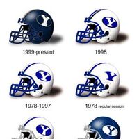 Helmets Through The Years Byu Football Wiki Fandom