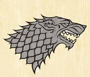 Stark wolf icon skylord