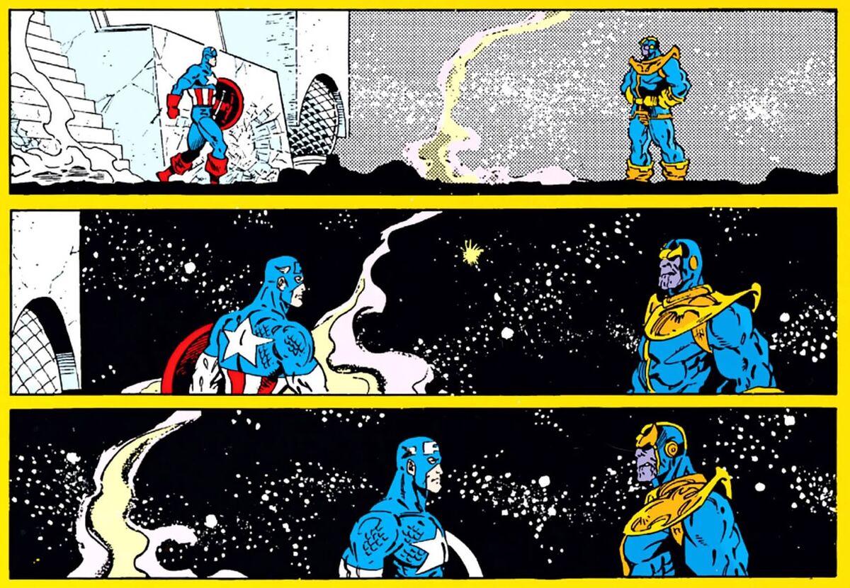 Captain America Thanos Infinity Gauntlet 001