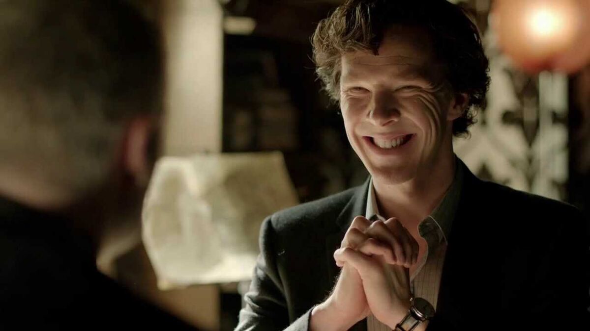 Sherlock Scary Grin