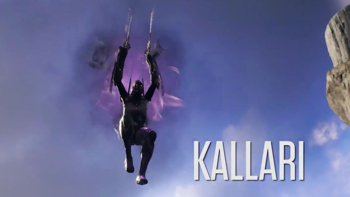 Kallari leaping into battle in Paragon.