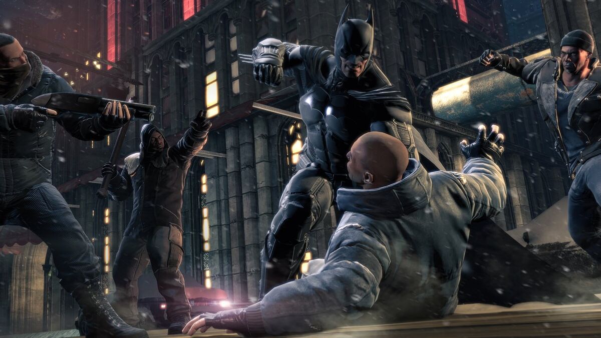 batman sorry arkham origins brute punch beatdown