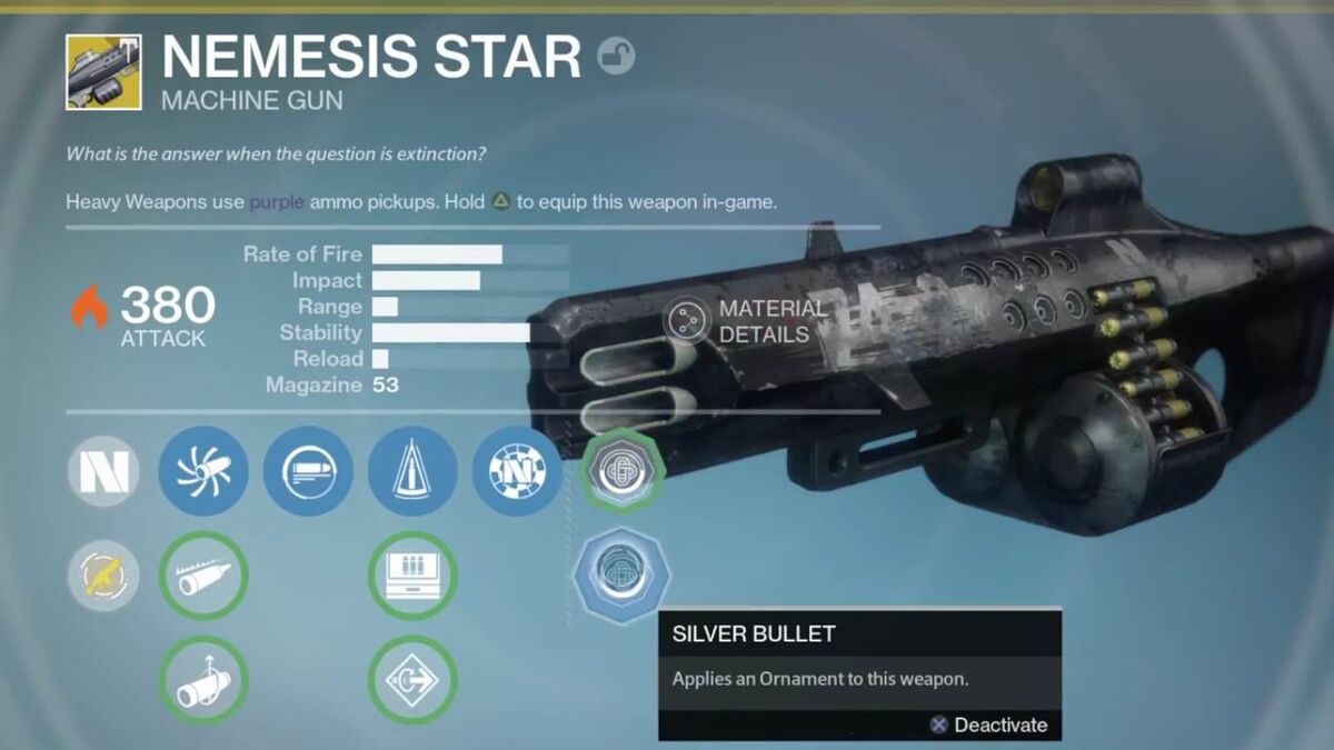 Nemesis Star from the Destiny Rise of Iron new weapons