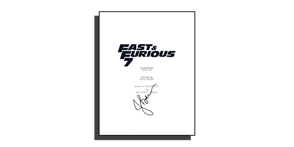 Fast-and-Furious-7-autographed-script