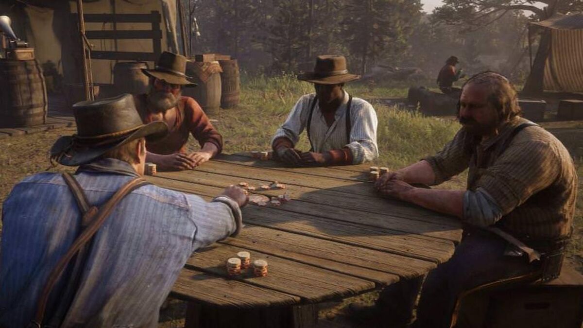 Red Dead Redemption 2 poker game
