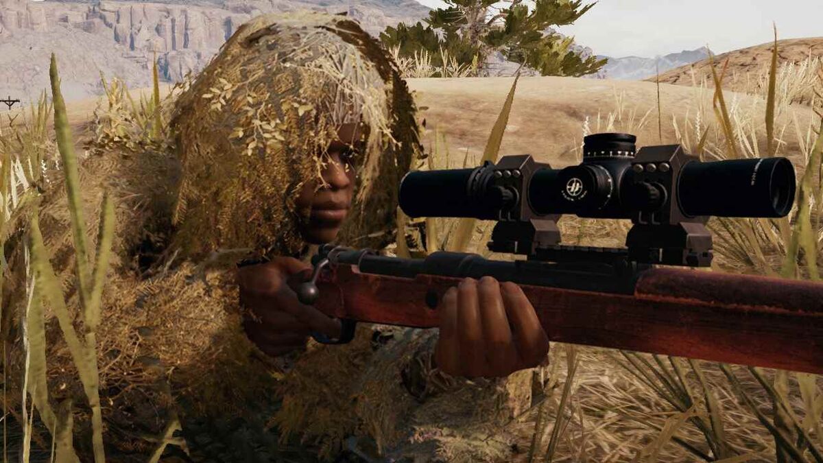 PlayerUnknown's Battlegrounds sniper ghillie suit