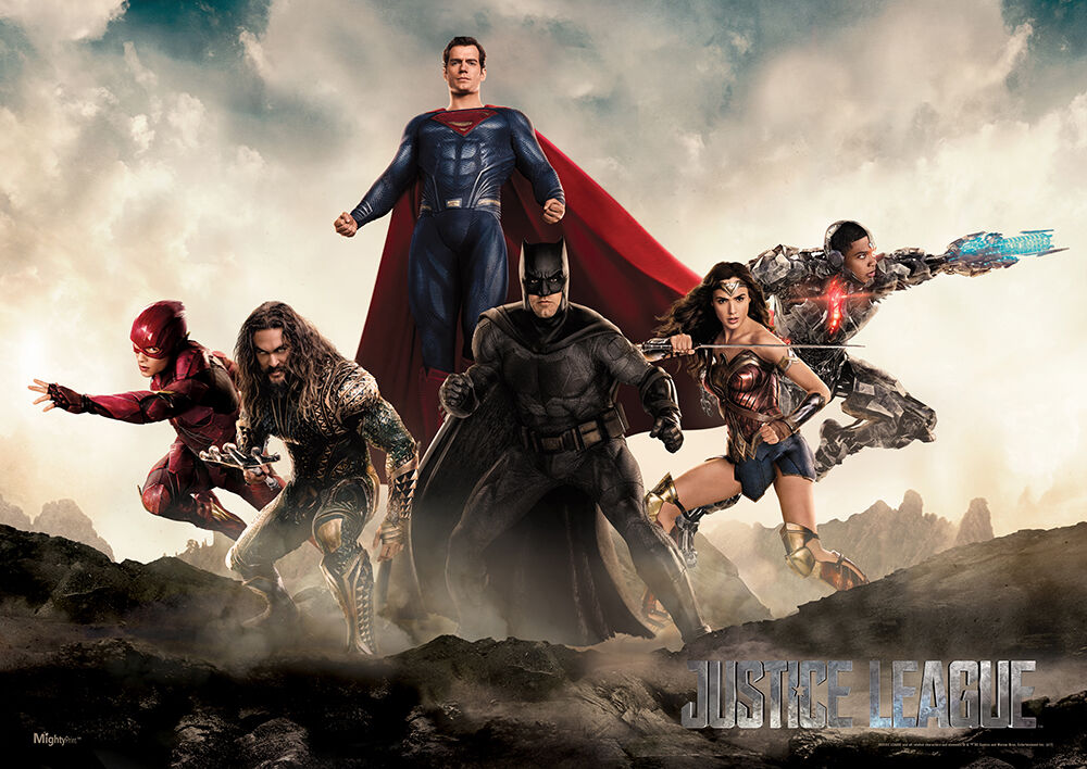 justice league superman poster