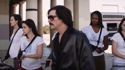 What Is 'The Bad Batch' and Why Does Keanu Reeves Look Like Pablo Escobar in It?