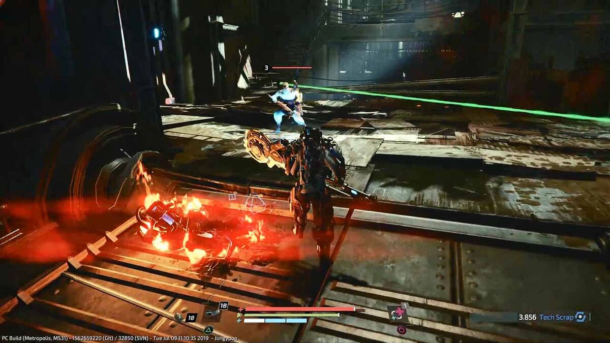 Surge 2 armoured enemy dismemberment