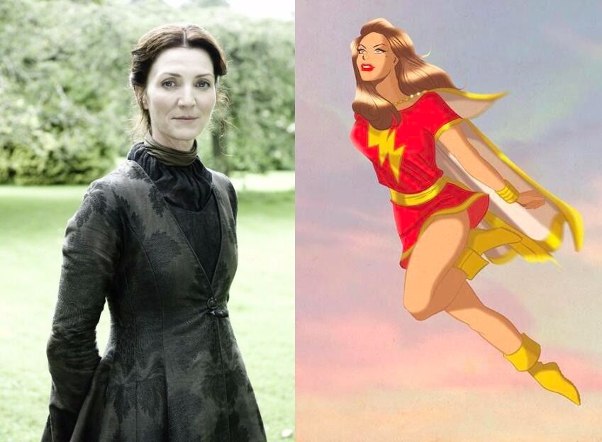 catelyn stark mary marvel game of thrones DC