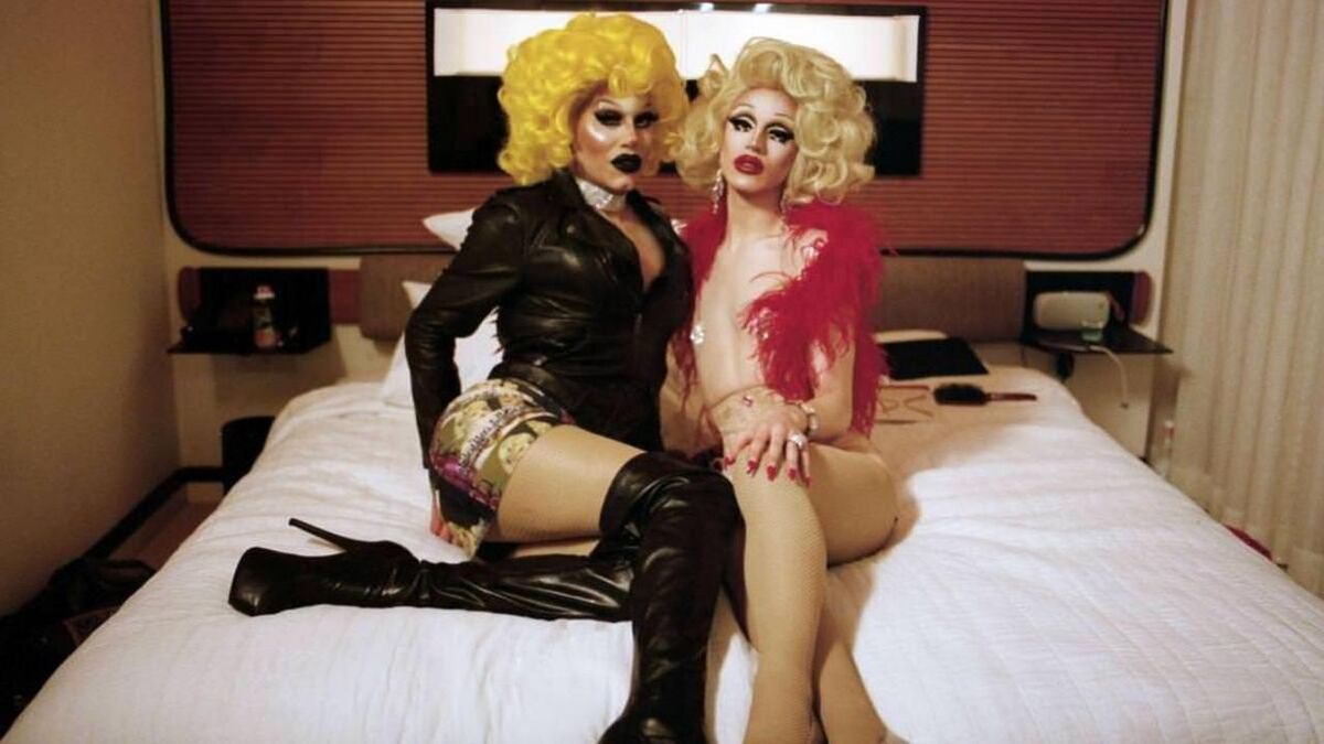 Drag Race Sharon Needles and Aquaria