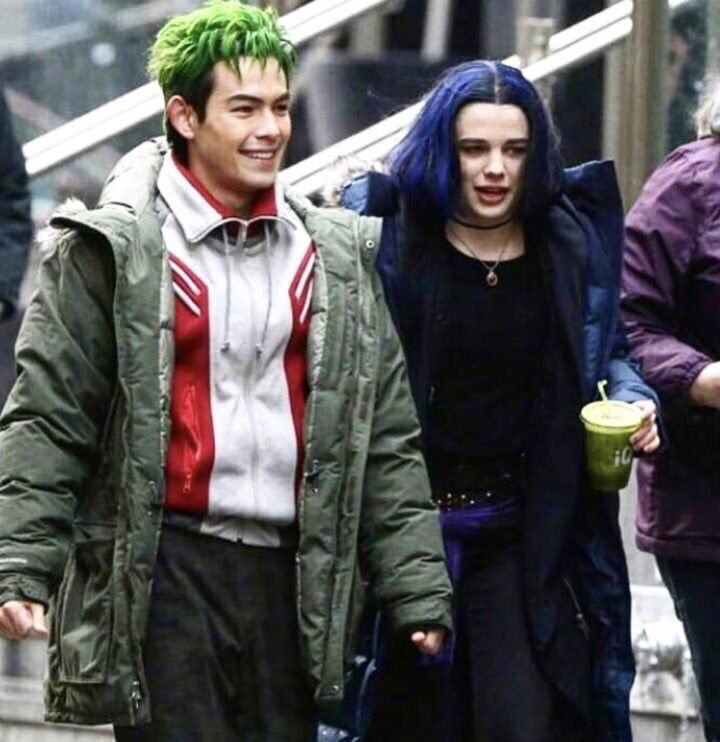Beast Boy and Raven from Titans