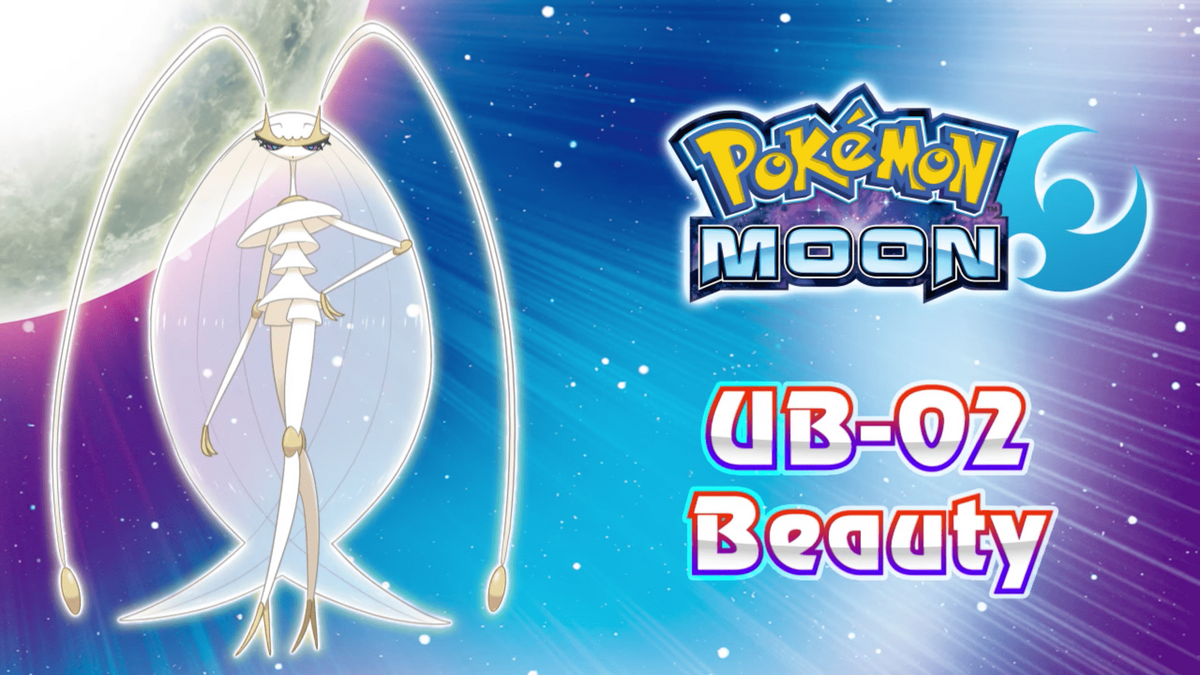 Pokémon Global News - English Ultra Beasts names: UB-02 Beauty & UB-02  Absorption - UB-02 Absorption is exclusive to Pokémon Sun - UB-02 Beauty is  exclusive to Pokémon Moon