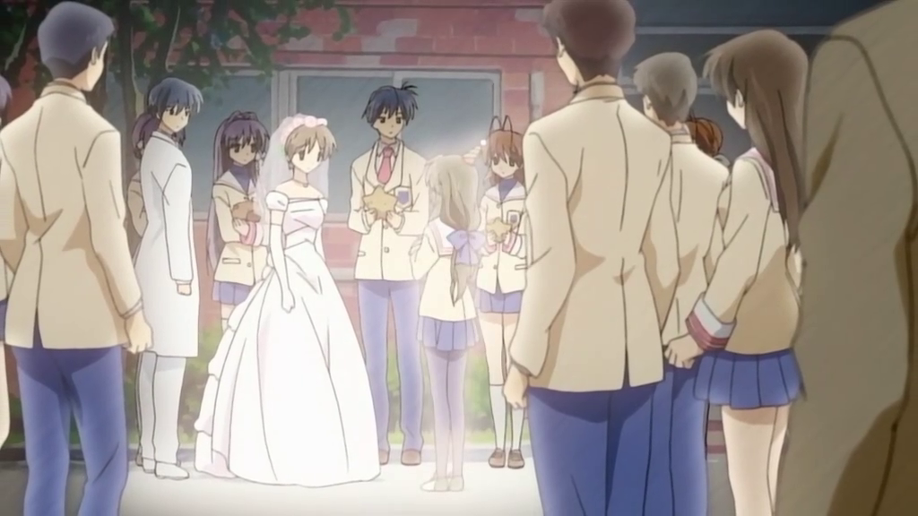 Until The End Of Dream Clannad Wiki Fandom Ed By Wikia O Congratulating Her Sister After Getting Married To Yusuke