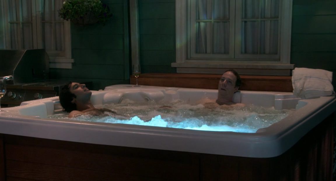 big bang theory hot tub with raj and stuart