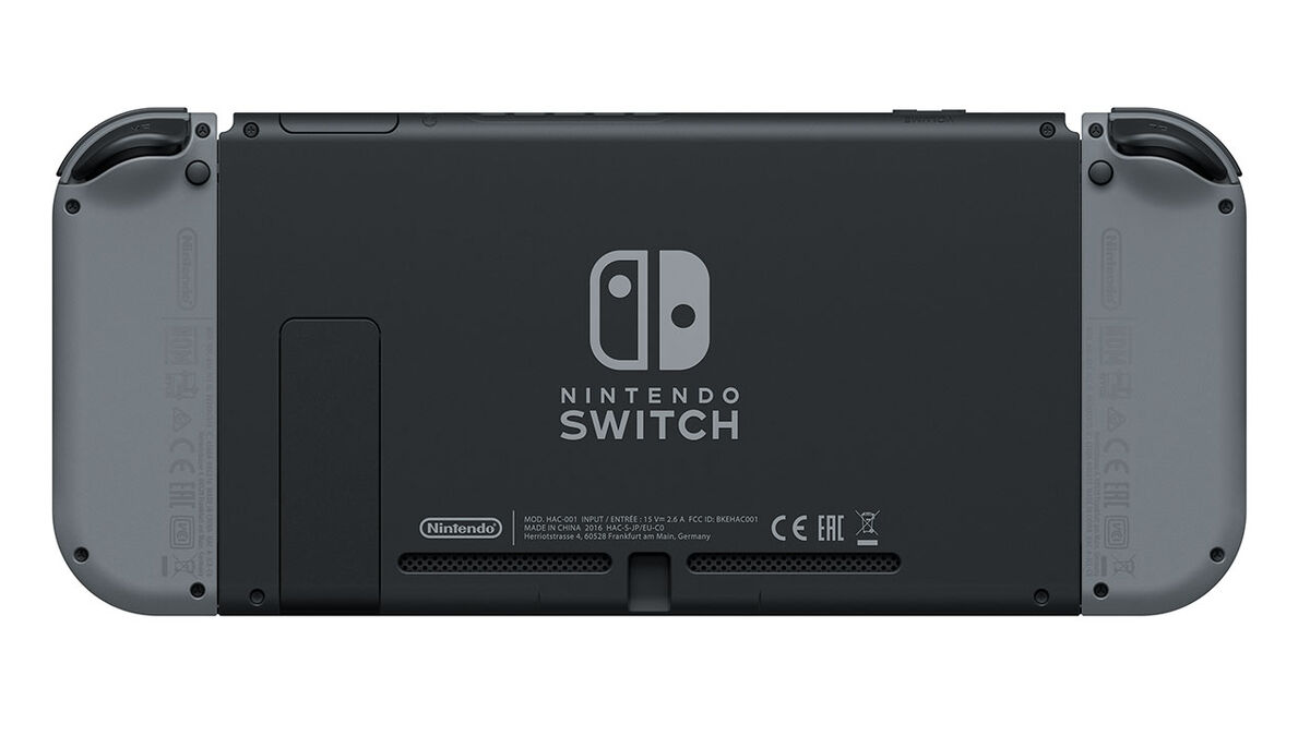 Nintendo Switch review - rear of the console