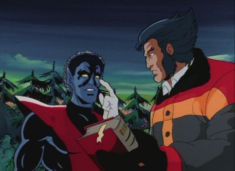 Nightcrawler and Wolverine