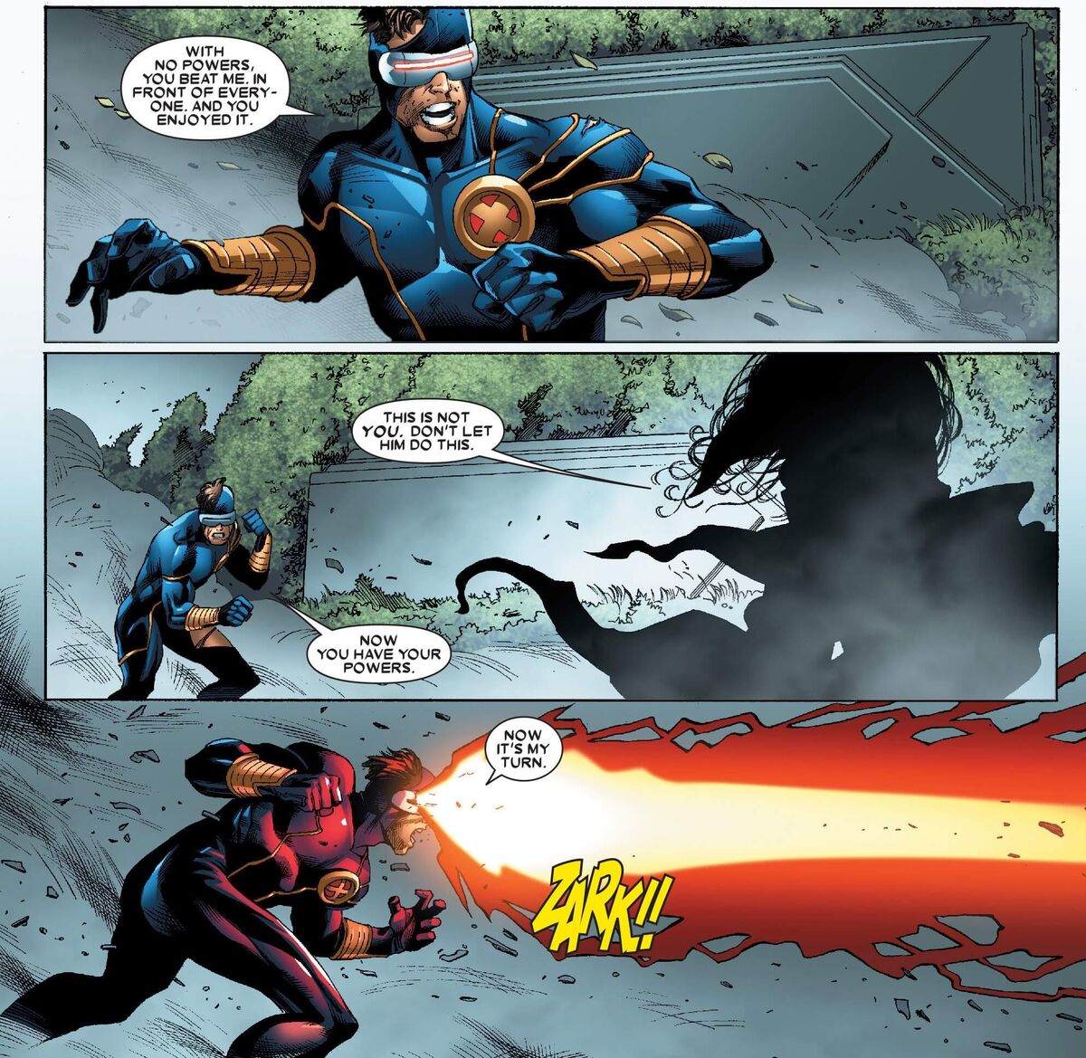 X-Men Worlds Apart Cyclops vs Storm 001