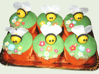 Cupcakes-abejas