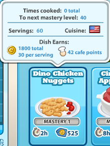 dino chicken nuggets cafe world wiki fandom powered by wikia