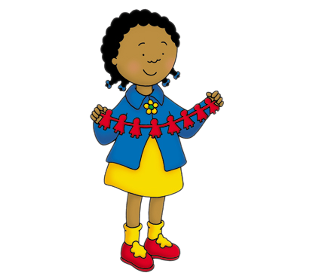 clementine coloring page high quality caillou