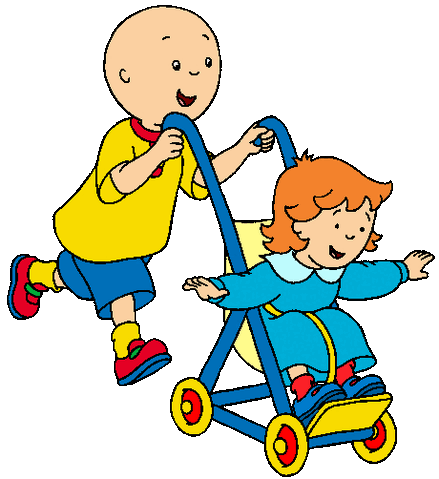 File:Caillou Pushing Rosie in Stroller.gif
