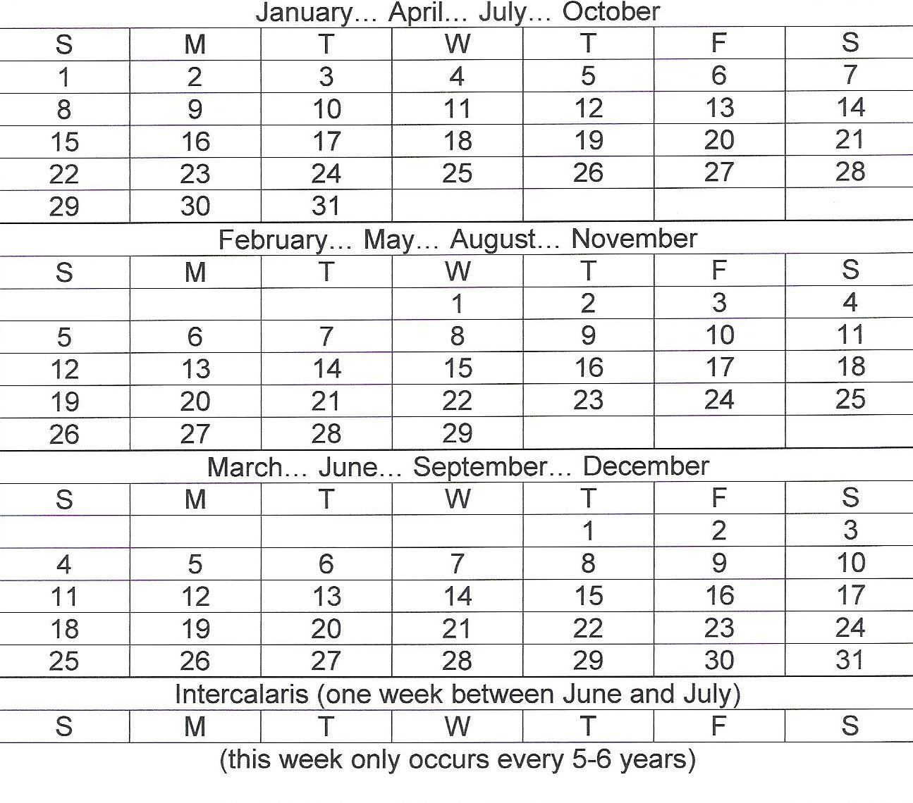 CategoryProposed calendars Calendar Wiki Fandom