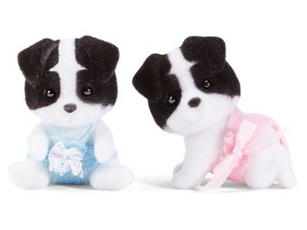 calico critters border collie family set