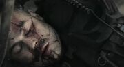 Soap injured in his mission Operation Kingfish.