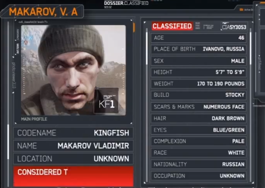 Image Vladimir Makarov dossier MW3.png Call of Duty Wiki FANDOM