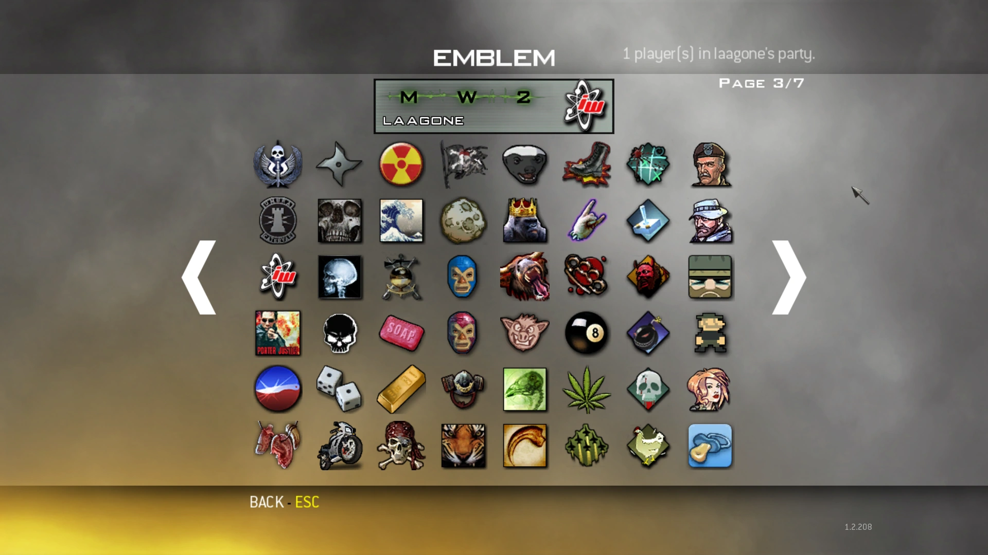 Image Emblem screen page 3 MW2.png Call of Duty Wiki FANDOM