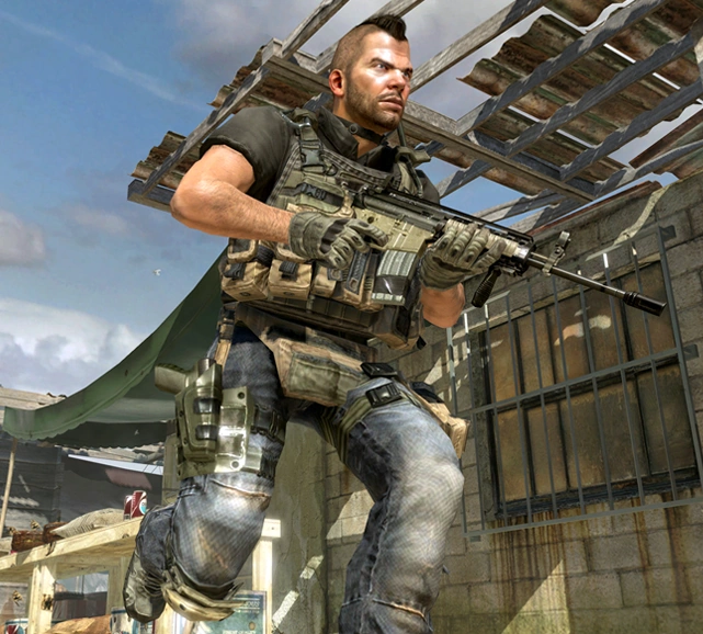 Resultado de imagen de John “Soap” MacTavish, de Call of Duty: Modern Warfare.