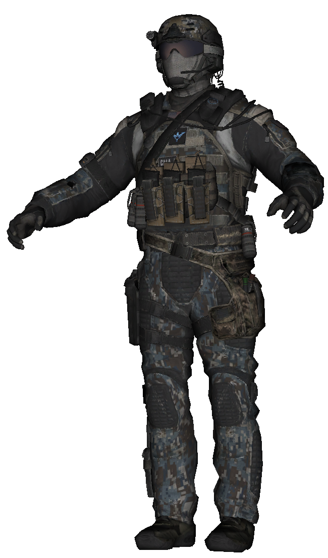 Image - SEAL Team Six Assault model BOII.png | Call of Duty Wiki