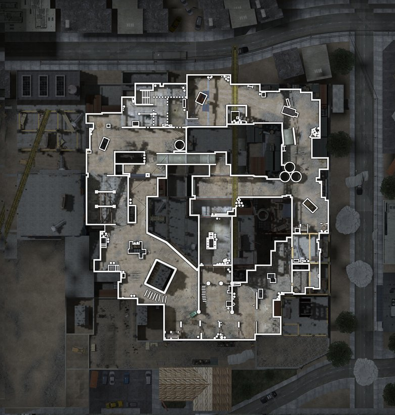 Image - Map Hardhat MW3.png  Call of Duty Wiki  FANDOM powered by Wikia