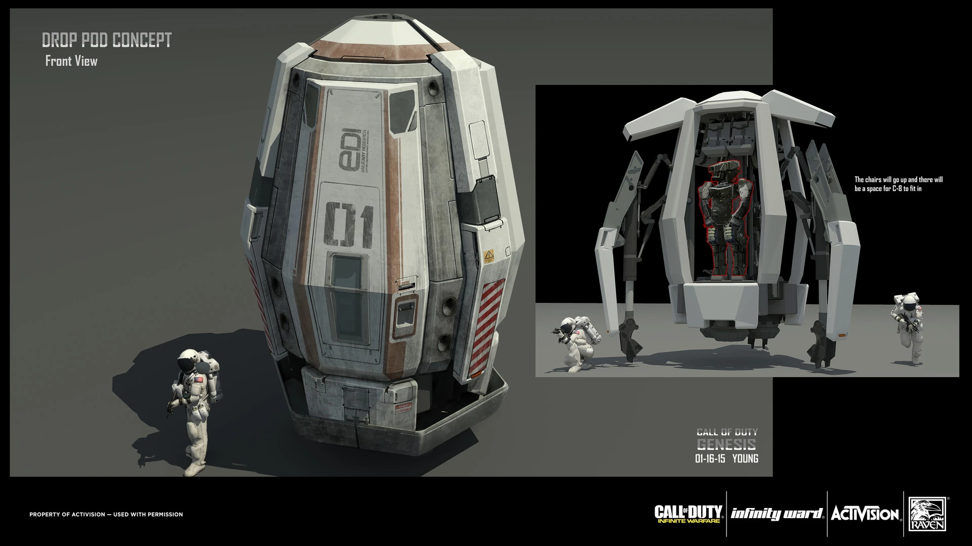 Image Drop Pod concept 4 IW.jpg Call of Duty Wiki FANDOM powered